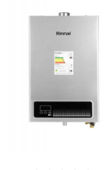 Aquecedor a gás digital Rinnai E15 Prata